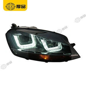 Headlight Assembly Tuning Light Modified Automotive lighting Car Double Beam Light Original Car Halogen For Golf 7 12-