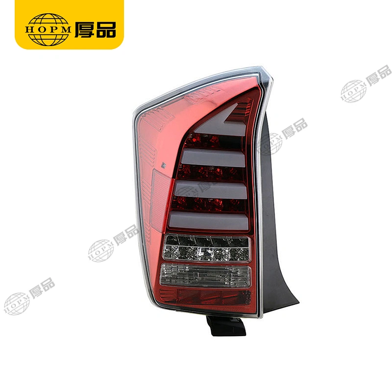 Taillight Assembly Tuning Light Modified LED Tail Light Turn Signal Horse Racing Electroplating Red For Prius 09-