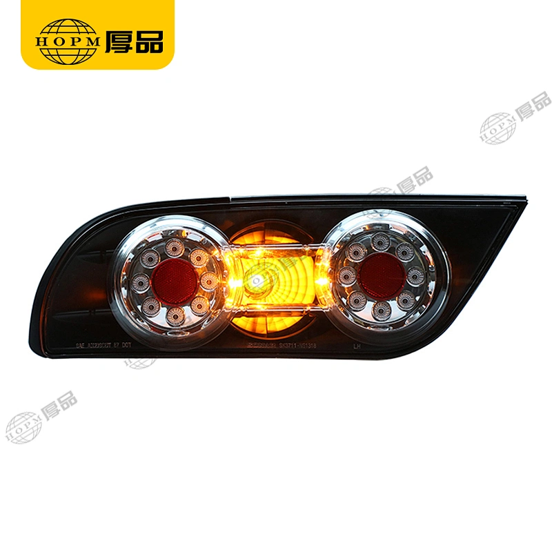 Taillight Assembly Tuning Light Modified LED Tail Light Black Background For S13