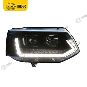 Headlight Assembly Tuning Light Modified Automotive lighting Car Single Beam Light V2 Horse Race For T5 Caravelle Multivan 10-16