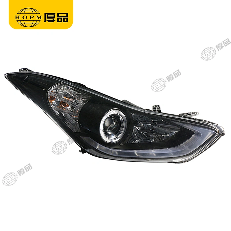 Headlight Assembly Tuning Light Modified Automotive lighting Car Double Beam Light For Elantra 12-