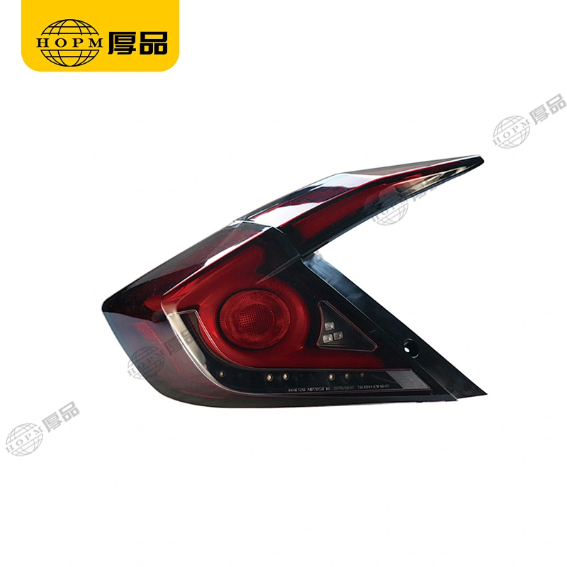Taillight Assembly Tuning Light Modified LED Tail Light Turn Signal Horse Racing Red Version Red Background For CI-VIC 16-