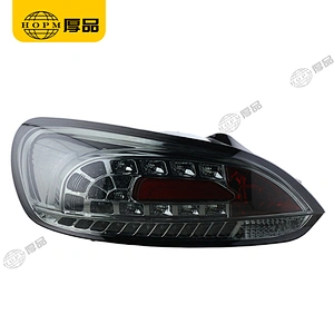 Taillight Assembly Tuning Light Modified LED Tail Light Blackened For Scirocco 08-
