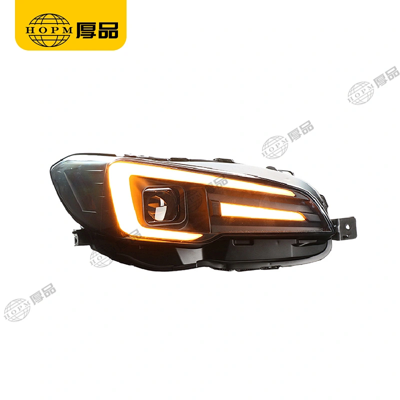 Headlight Assembly Tuning Light Modified Automotive lighting Car All-LED Original Car LED Version Black Background For WRX 15-20