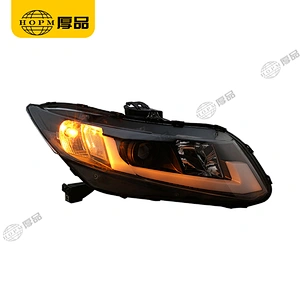 Headlight Assembly Tuning Light Modified Automotive lighting Car Double Beam Light For CI-VIC 12-