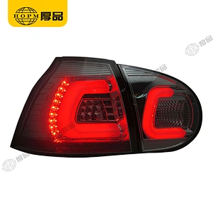 Taillight Assembly Tuning Light Modified LED Tail Light Blackened For Golf 5 06-08
