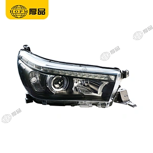 Headlight Assembly Tuning Light Modified Automotive lighting Car Single Beam Light For HILUX VIGO 15-