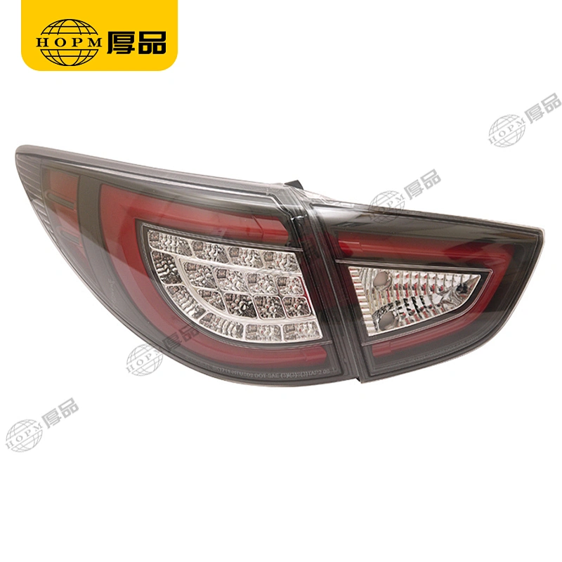 Taillight Assembly Tuning Light Modified LED Tail Light Black Background Red Version For IX35 10-13