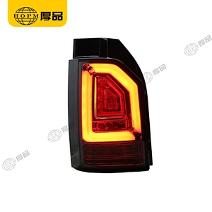 Taillight Assembly Tuning Light Modified LED Tail Light Blackened For T6 Caravelle Multivan 15-18