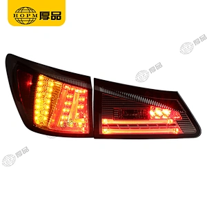 Taillight Assembly Tuning Light Modified LED Tail Light Blackened With Fog Light For IS250 06-12