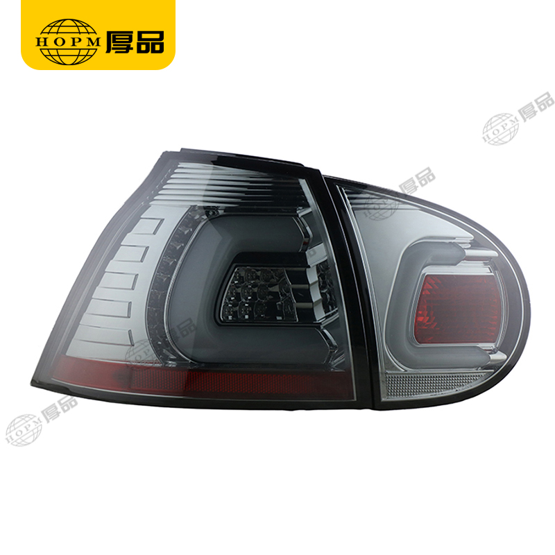 Taillight Assembly Tuning Light Modified LED Tail Light Blackened For Golf 5 06-08