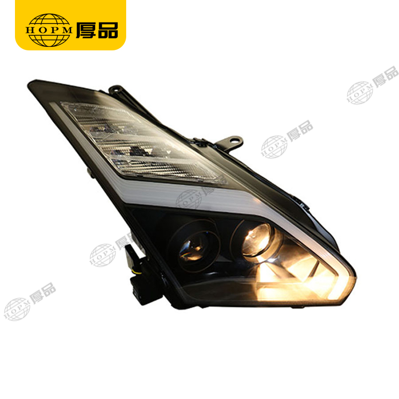Headlight Assembly Tuning Light Modified Automotive lighting Car Double Beam Light HID Version Horse Racing Turn For GTR 07-15