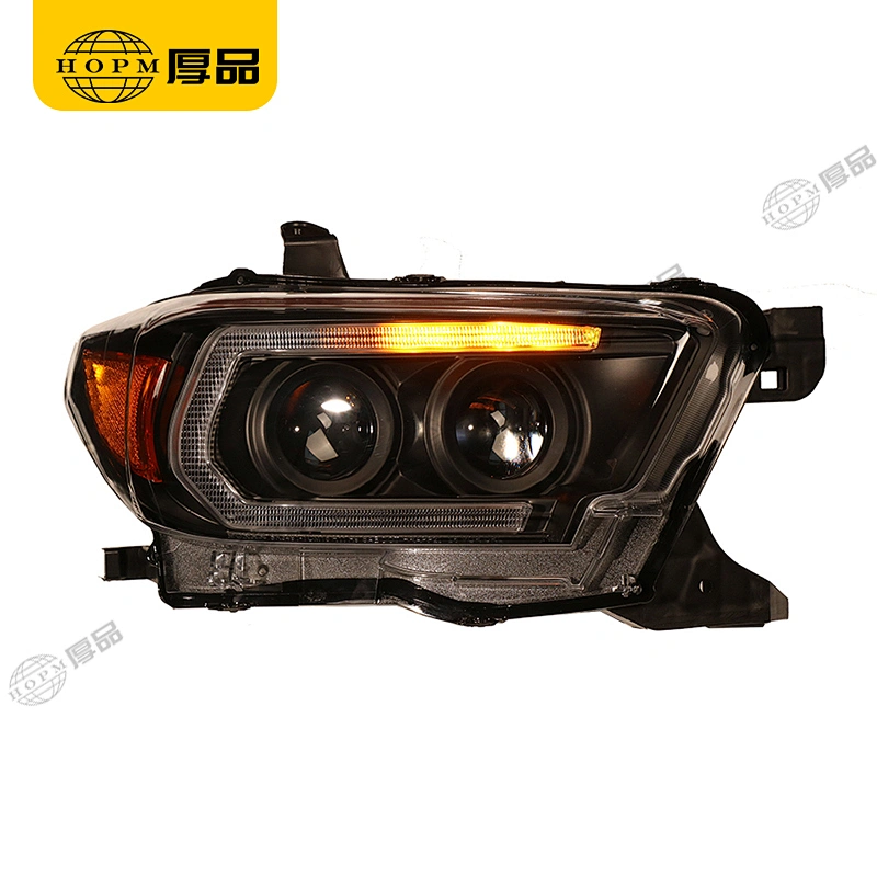 Headlight Assembly Tuning Light Modified Light Original Factory DRL LED Version Turn Signal Horse Racing For Tacoma 16-UP