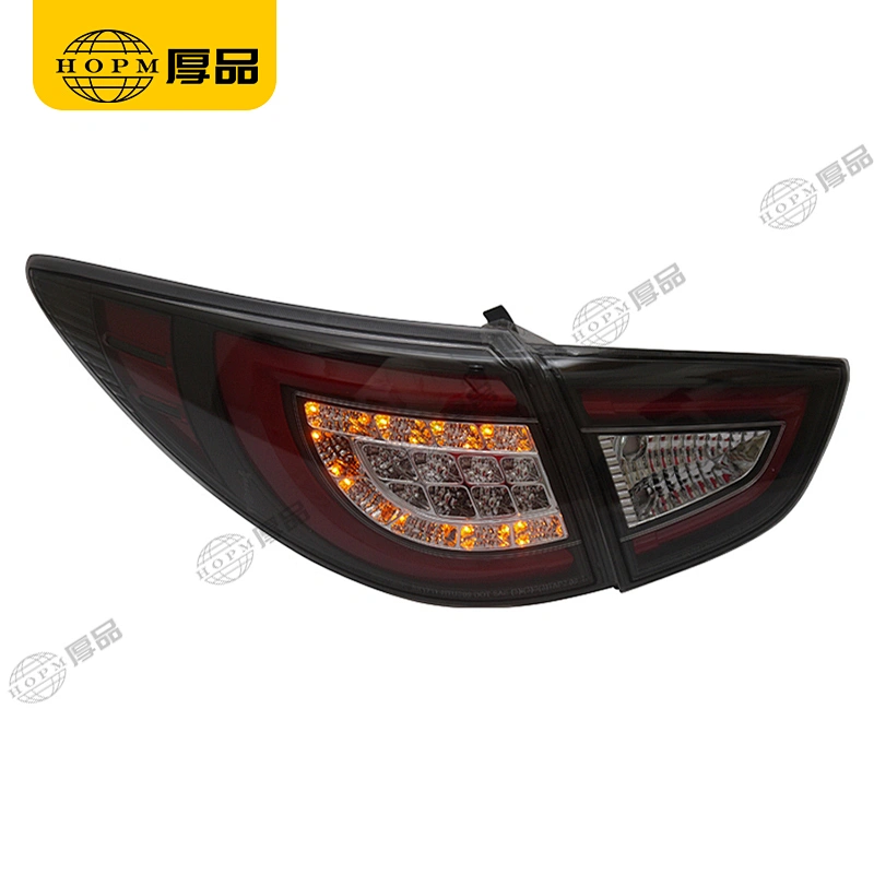 Taillight Assembly Tuning Light Modified LED Tail Light Black Background Red Version For IX35 10-13