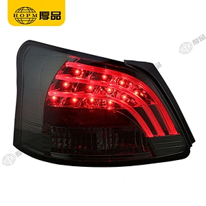 Taillight Assembly Tuning Light Modified LED Tail Light Blackened For Vios 08-12