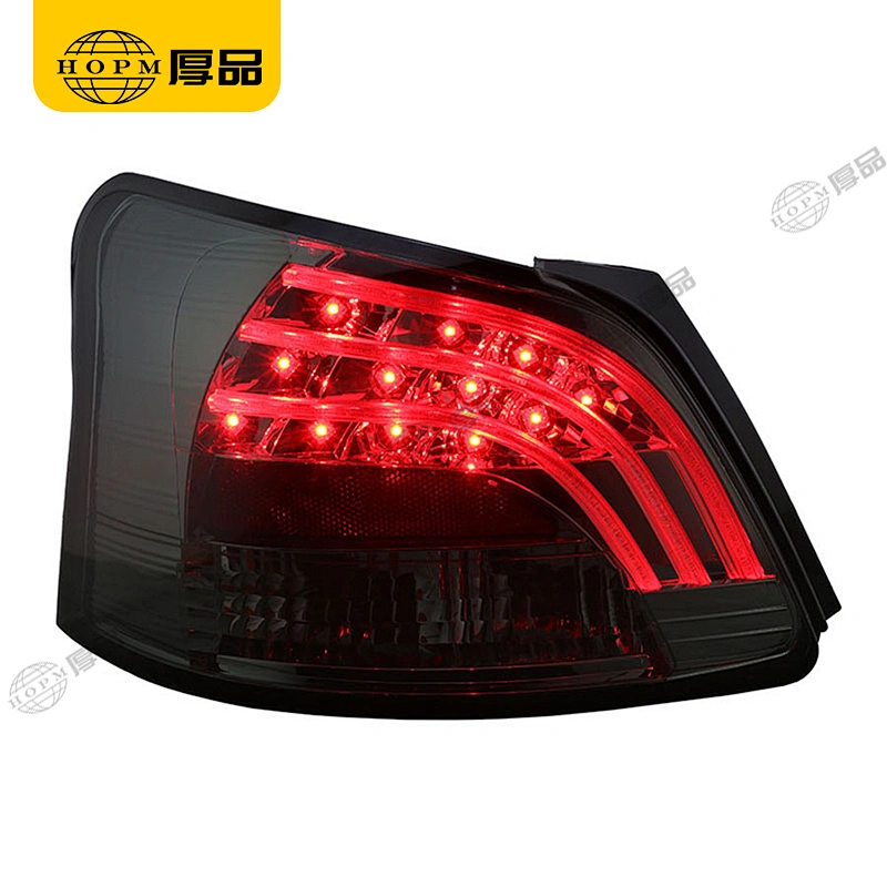 Taillight Assembly Tuning Light Modified LED Tail Light Blackened For Vios 08-12
