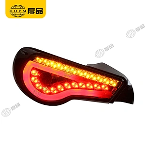 Taillight Assembly Tuning Light Modified LED Tail Light Turn Signal Horse Racing Blackened For FT86 12-