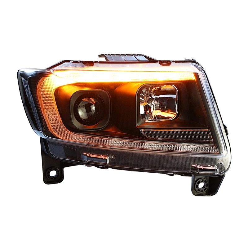 Headlight Assembly Tuning Light Modified Automotive lighting Car Double Beam Light For Compass 11-15 Grand Cherokee 11-14