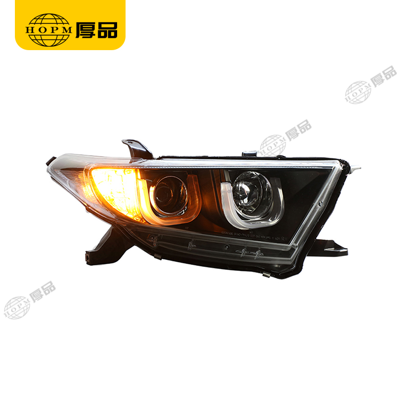 Headlight Assembly Tuning Light Modified Automotive lighting Car Double Beam Light For Hi-ghlander 12-14
