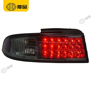 Taillight Assembly Tuning Light Modified LED Tail Light Blackened For S14 93-98