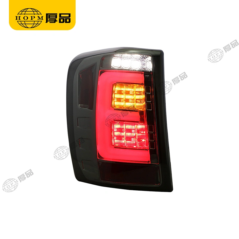Taillight Assembly Tuning Light Modified LED Tail Light V2 Version Blackened For Grand Cherokee 99-04