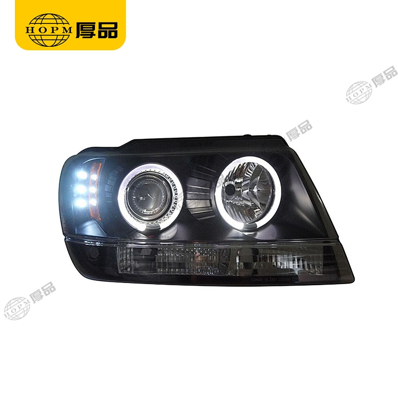 Headlight Assembly Tuning Light Modified Automotive lighting Single Beam Light Aperture Version For Grand Cherokee 99-04