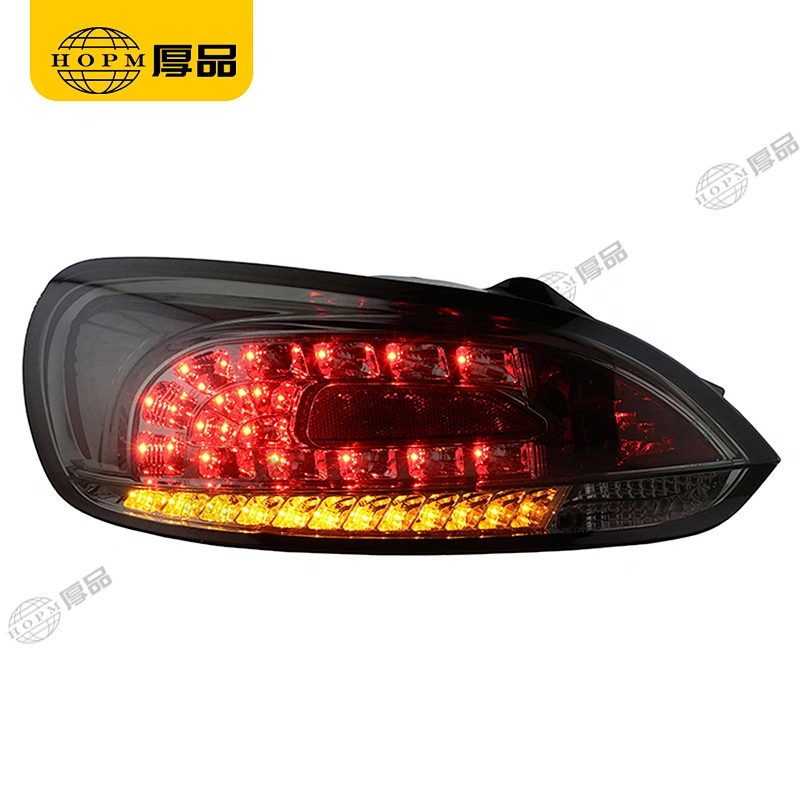 Taillight Assembly Tuning Light Modified LED Tail Light Blackened For Scirocco 08-