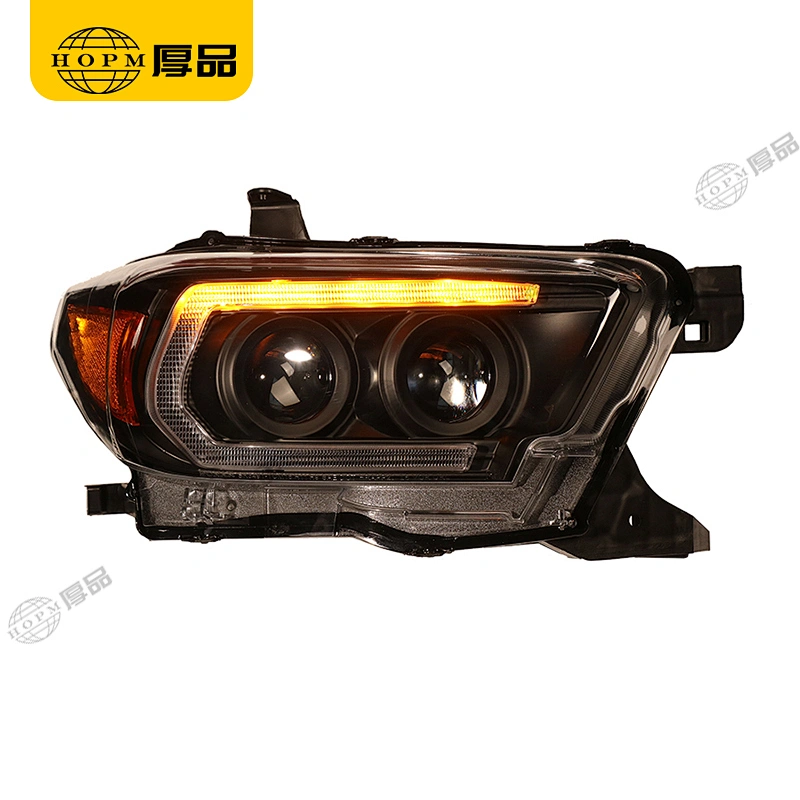 Headlight Assembly Tuning Light Modified Light Original Factory DRL LED Version Turn Signal Horse Racing For Tacoma 16-UP