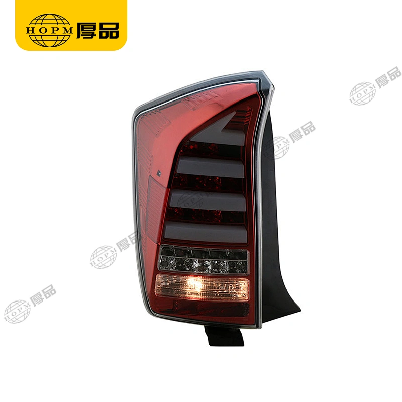 Taillight Assembly Tuning Light Modified LED Tail Light Turn Signal Horse Racing Electroplating Red For Prius 09-
