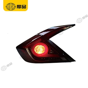 Taillight Assembly Tuning Light Modified LED Tail Light Turn Signal Horse Racing Red Version Red Background For CI-VIC 16-