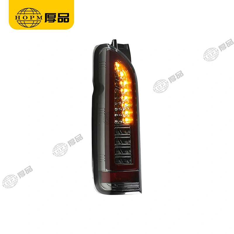 Taillight Assembly Tuning Light Modified LED Tail Light Blackened Red Light For HIACE 14-