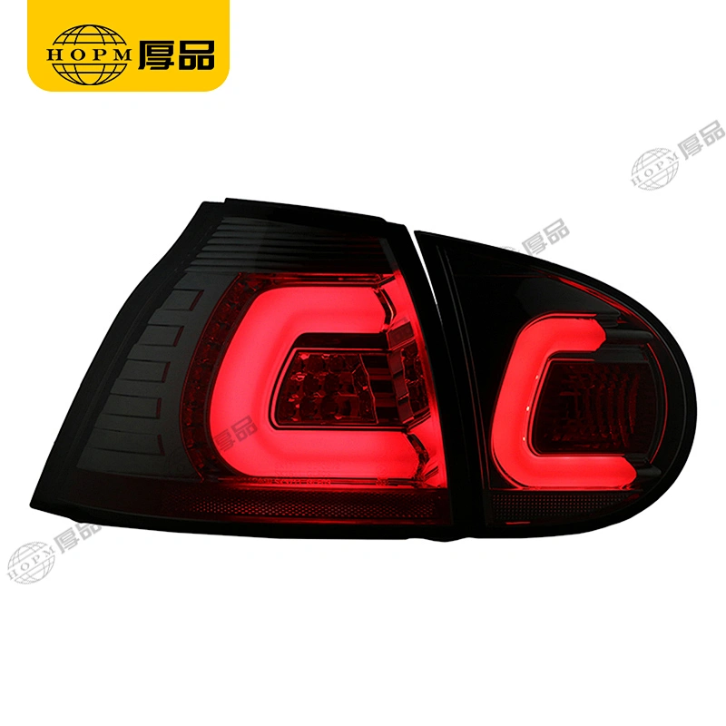 Taillight Assembly Tuning Light Modified LED Tail Light Blackened For Golf 5 06-08
