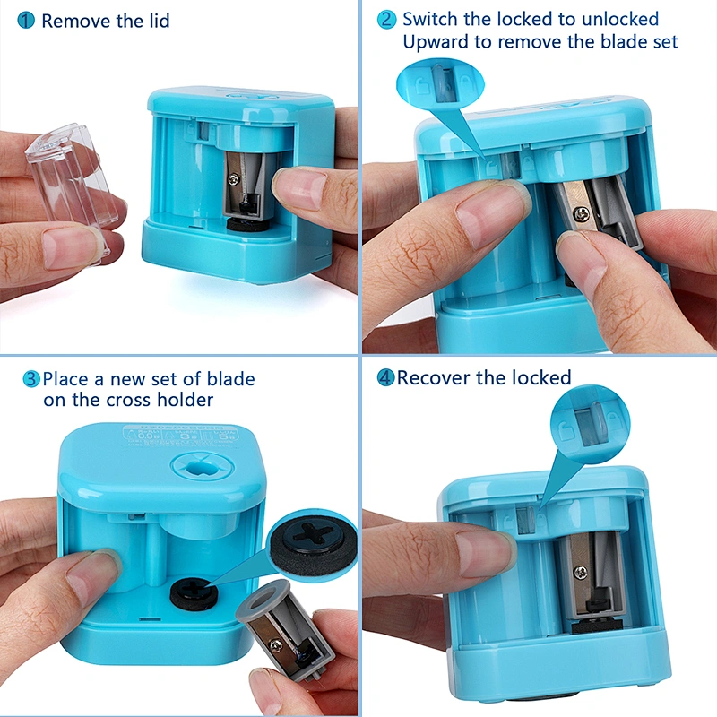 2022 Amazon High Quality Electric Pencil Sharpener gifts for kids home supplies kids pencil sharpener