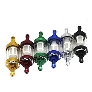 6 Color 8mm Cnc Motorcycle Petrol Gas Fuel Gasoline Oil Filter Moto For Yzd-r1r3 Mt-01 Atv Dirt Pit Bike Motocross