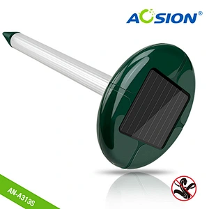 Ahuyentador de serpientes solar sónico y vibratorio AOSION® AN-A313S
