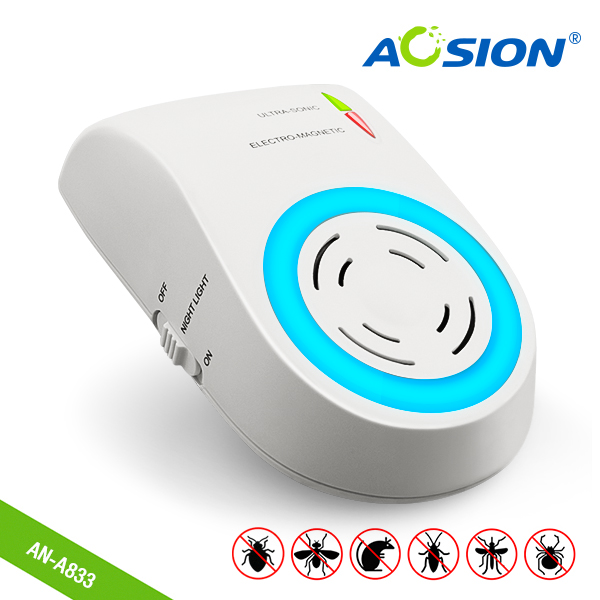 AOSION® Ultrasonic And Electromagnetic Pest Repellent for Mouse, Cockroach, Spider AN-A833