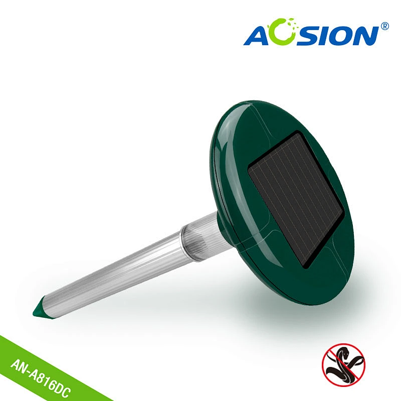 Ahuyentador de serpientes sónico solar impermeable para exteriores AOSION® AN-A816DC