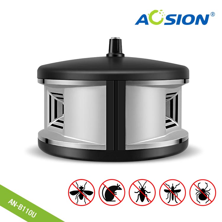 AOSION® Indoor 360 Degree Ultrasonic And Sonic Mouse Repeller AN-B110-U