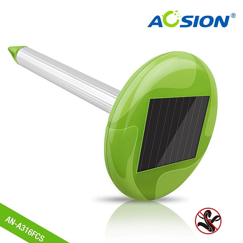 Repelente solar de serpientes con conversión de frecuencia de luz para jardín AOSION® AN-A316FCS