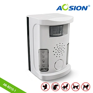 AOSION® Battery Powered Ultrasonic Flashlight Multifunctional Animal Repellent AN-B010-1