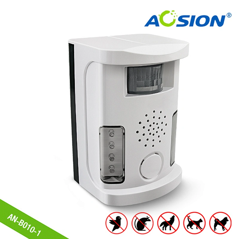 Linterna ultrasónica alimentada por batería AOSION®, repelente de animales multifuncional AN-B010-1