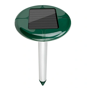 AOSION® Repelente de topos y campañoles de conversión de frecuencia solar impermeable para exteriores AN-A316C