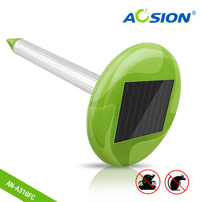 AOSION® Garden Light Frequency Conversion Solar Mole Repeller AN-A316FC