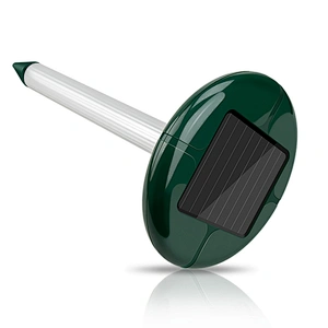 AOSION® Outdoor Waterproof Solar Frequency Conversion  Mole And Vole Repeller AN-A316C