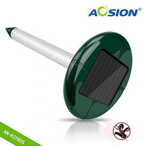 Repelente solar de serpientes para exteriores AOSION® con estuche de batería adicional AN-A316DS