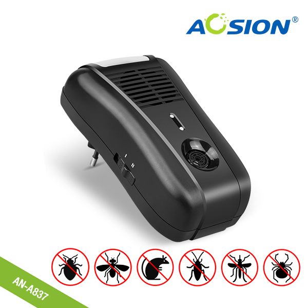 AOSION® Indoor Ultrasonic Pest And Mouse  Repellent With Night Light AN-A837