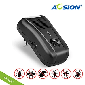 AOSION® Indoor Ultrasonic Pest And Mouse  Repellent With Night Light AN-A837