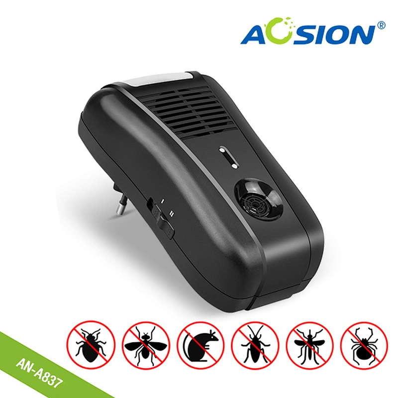 AOSION® Indoor Ultrasonic Pest And Mouse  Repellent With Night Light AN-A837