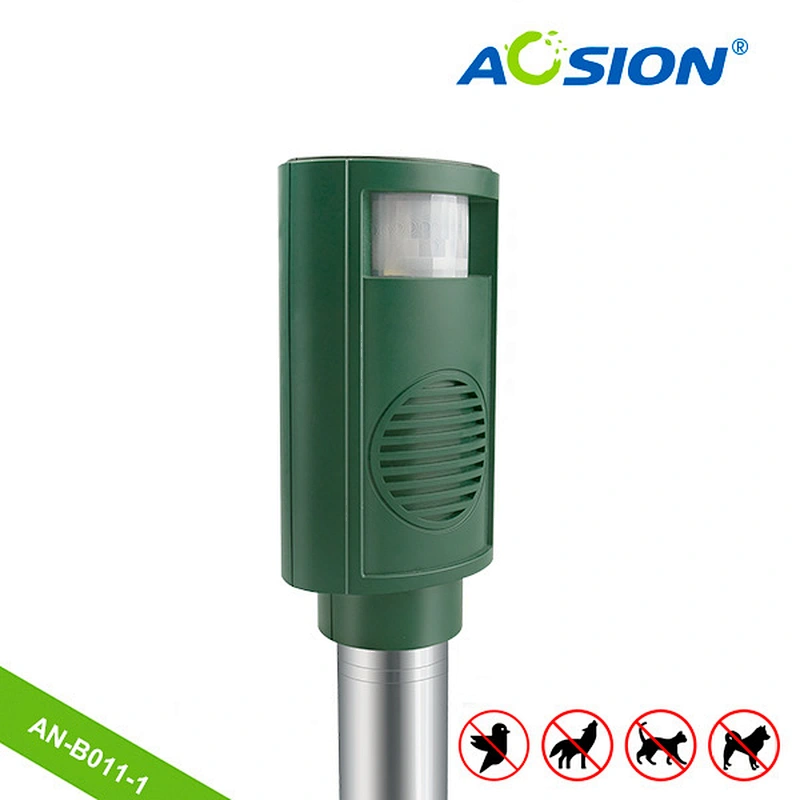 AOSION® Outdoor Battery Powered Ultrasonic Bird Repeller With PIR Sensor AN-B011-1