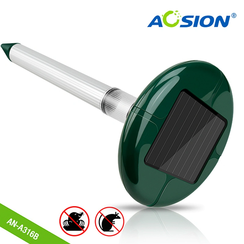 Ahuyentador solar de topos AOSION® con luz de jardín AN-A316B